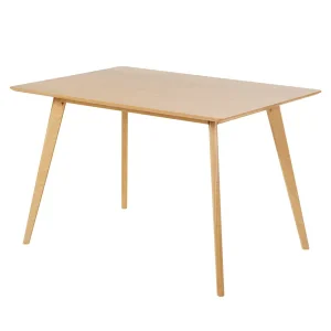 Zago Table à Manger Rectangulaire Effet Chêne Naturel 120x80cm – Becka 8