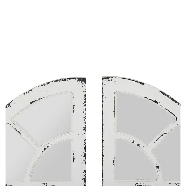 Comptoir De Famille Miroirs X2 Blanc Patiné 40x117cm – Orangerie 3