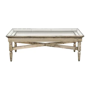 Côté Table Table Basse Baroque En Bois Et Verre – Miroir 10