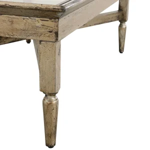 Côté Table Table Basse Baroque En Bois Et Verre – Miroir 12