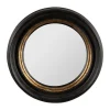 Côté Table Miroir Rond Oeil De Sorciere Noir Et Doré D33cm – Aureol 16