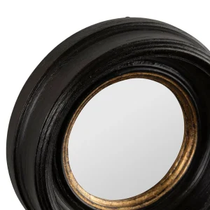 Côté Table Miroir Rond Oeil De Sorciere Noir Et Doré D16cm – Aureol 7