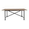 Côté Table Table à Manger En Sapin Et Pieds En Fer Noir 180x90cm – Tucson 22