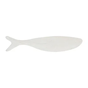 Côté Table Deco Poisson (lot De 2) Edoni Blanc En Papier Mache 6