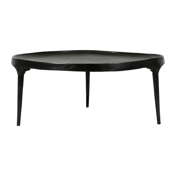 Côté Table Table Basse Irrégulière Noir – Aceri 1