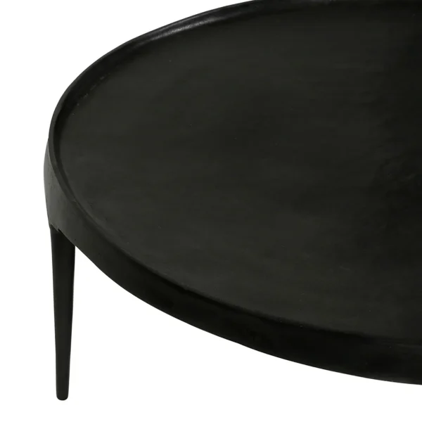 Côté Table Table Basse Irrégulière Noir – Aceri 5