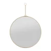 Côté Table Miroir Rond En Laiton Doré D29cm – Ornalise 5