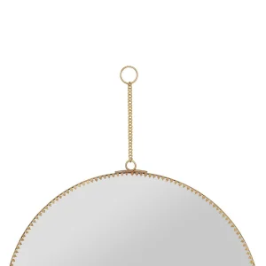 Côté Table Miroir Rond En Laiton Doré D29cm – Ornalise 6