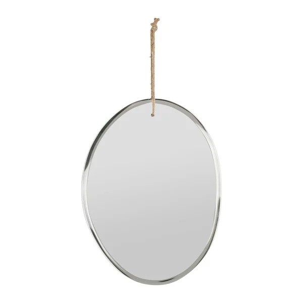 Côté Table Miroir Ovale 30x40cm En Jute – Padma 1