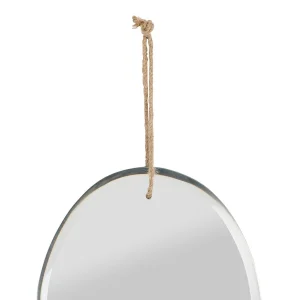 Côté Table Miroir Padma 23.5x32cm Miroir+corde Jute 6