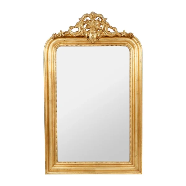 Comptoir De Famille Miroir Feerie Doré En Bois 1