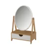 Unimasa Miroir Avec Tiroir Bambou 17.3×10.5×27.5cm 13