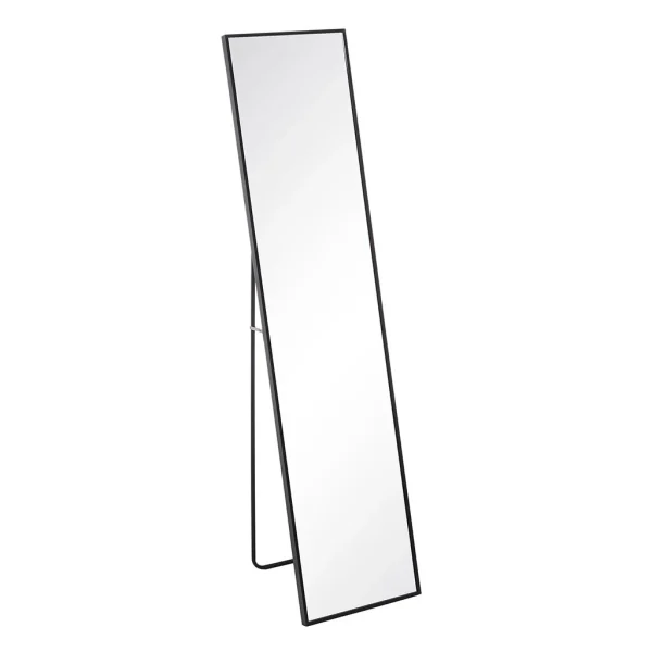 Ixia Miroir Noir Aluminium-cristal Décoration 35×2.50x151cm 1