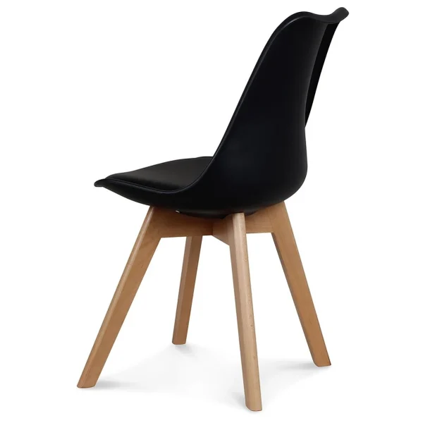 Opjet Chaise Salle à Manger Scandinave Noir 5