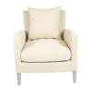 Durieux Fauteuil Salon En Tissu Beige – Boniface 20