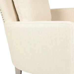 Durieux Fauteuil Salon En Tissu Beige – Boniface 16