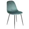 Home Déco Factory Chaise Salle A Manger En Velours Cotelé Bleu Canard – Giulia 22