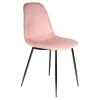 Home Déco Factory Chaise Salle à Manger En Velours Cotelé Rose – Giulia 20