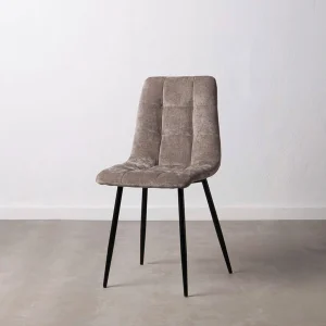 Ixia Chaise Salle à Manger En Tissu Gris – Mony 18