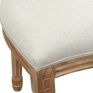 Home Déco Factory Chaise Medaillon En Bois D’hévea Beige Et Cannage 14