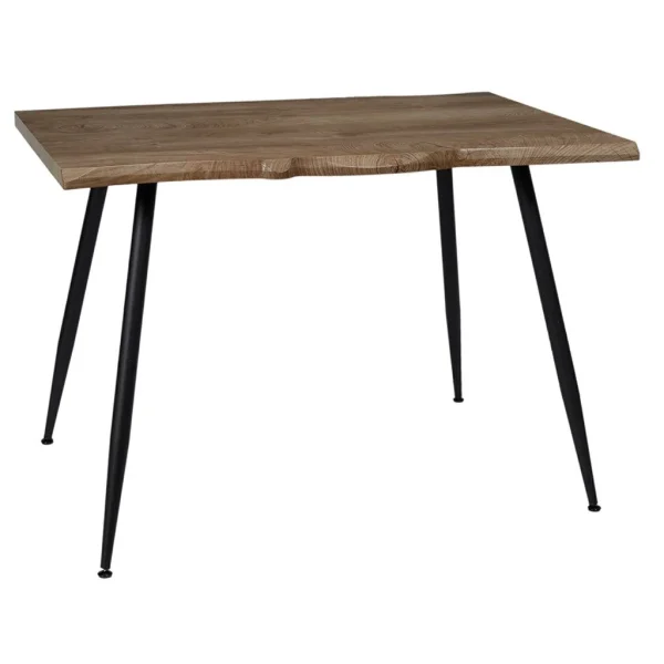 Home Déco Factory Table à Manger En MDFrel Et Pieds En Fer 110x75cm – Forest 1