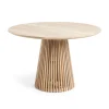 La Forma Table à Manger Ronde En Bois Teck Naturel D120cm – Irun 16