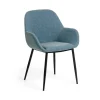 La Forma Chaise Avec Accoudoir En Tissu Bleu Clair – Konna 20