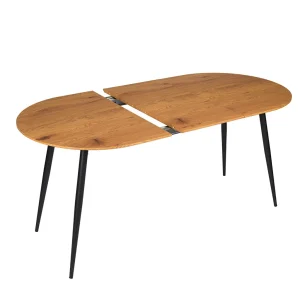 Home Déco Factory Table à Manger Avec Allonge En Bois 120x80cm – Lara 10