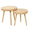 Home Déco Factory Tables Gigogne (lot De 2) En Bois De Pin – Rubin 10