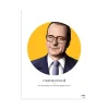 ASAP Affiche L’indiscipliné – Jacques Chirac Jaune – 30x40cm 13