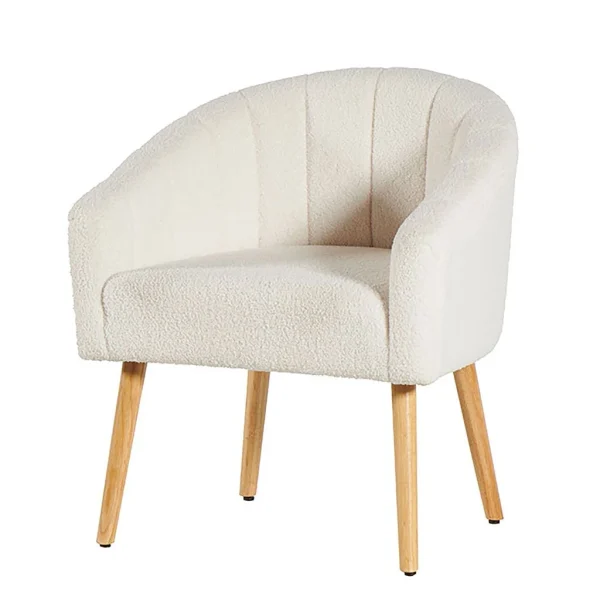 Casita Fauteuil Blanc H76cm – Alara 1