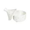 Chabi Chic Boite à Tajine Blanc Or D14xh17cm – Empreinte 8