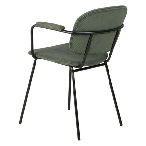 Zago Fauteuil Tissu Effet Daim Vert Sapin – Aston 16