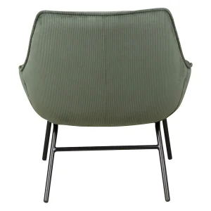 Zago Fauteuil En Velours Côtelé Vert Sapin – Martin 12