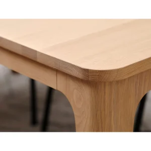 Unique Table à Manger Placage Chêne Naturel 160x90cm – Amalfi 11