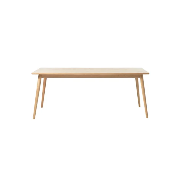 Unique Table à Manger En Placage Chêne Naturel 190x90cm – Barrali 1