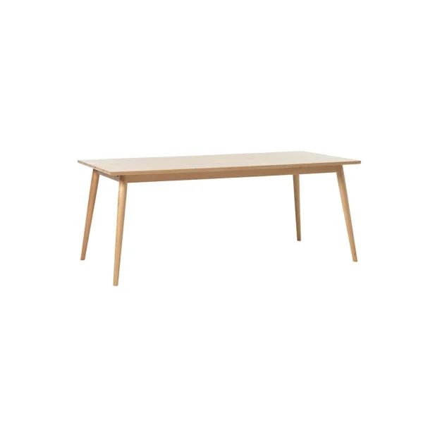 Unique Table à Manger En Placage Chêne Naturel 190x90cm – Barrali 3