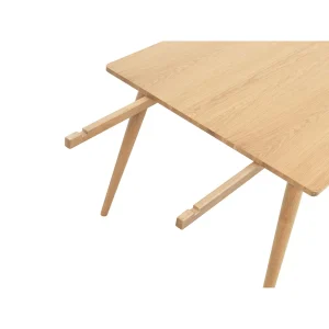 Unique Table à Manger En Placage Chêne Naturel 190x90cm – Barrali 16