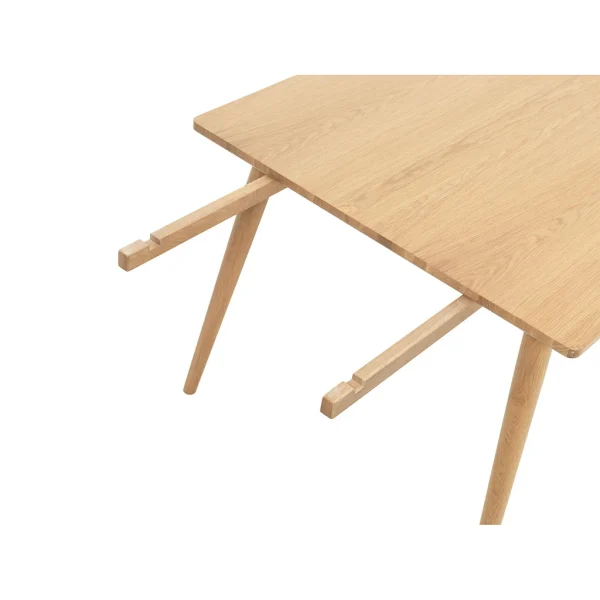 Unique Table à Manger En Placage Chêne Naturel 190x90cm – Barrali 6