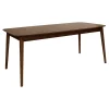 AC Design Table à Manger Extensible En Bois D’hévéa Marron 180-219cmx90cm – Montreux 13