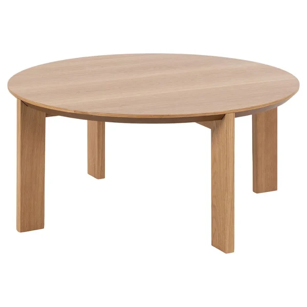 AC Design Table Basse En Chêne Naturel D90cm – Maxime 1