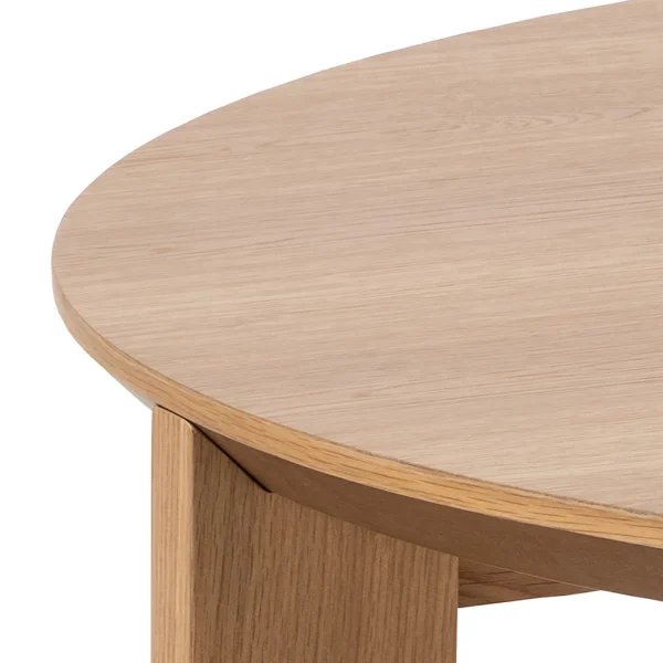 AC Design Table Basse En Chêne Naturel D90cm – Maxime 5