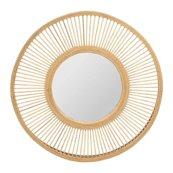 SEMA DESIGN Miroir Bambou Naturel D61cm 1