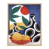 SEMA DESIGN Cadre Deco Encadré Coupe Fruit Multicolore 42x52cm 8