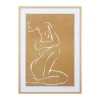 SEMA DESIGN Cadre Deco Encadré Femme Beige 52x72cm 10