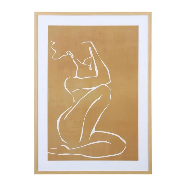 SEMA DESIGN Cadre Deco Encadré Femme Beige 52x72cm 1