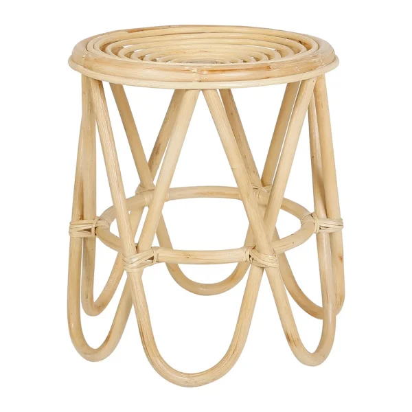 SEMA DESIGN Tabouret En Rotin Naturel 1