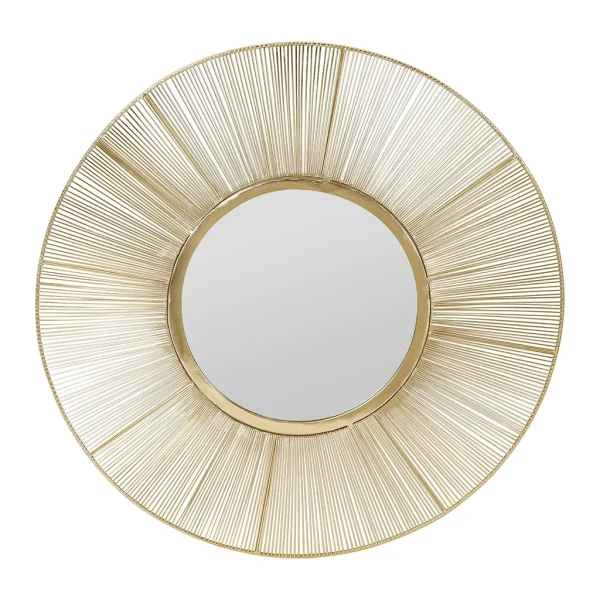 SEMA DESIGN Miroir En Fer Doré D51cm – Ardecor 1