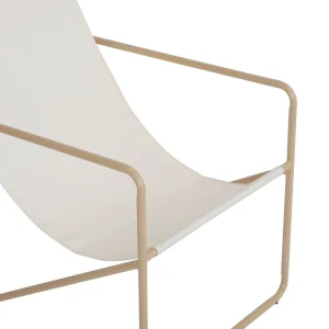 SEMA DESIGN Fauteuil Naturel En Tissu Et Fer – Madeira 10