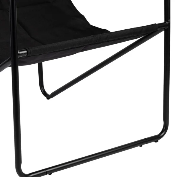 SEMA DESIGN Fauteuil Noir En Tissu Et Fer – Madeira 5